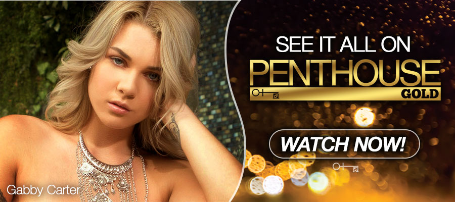 Gabbie Carter for PenthouseGold PenthouseGold Banner for Penthouse Pet Gabbie Carter